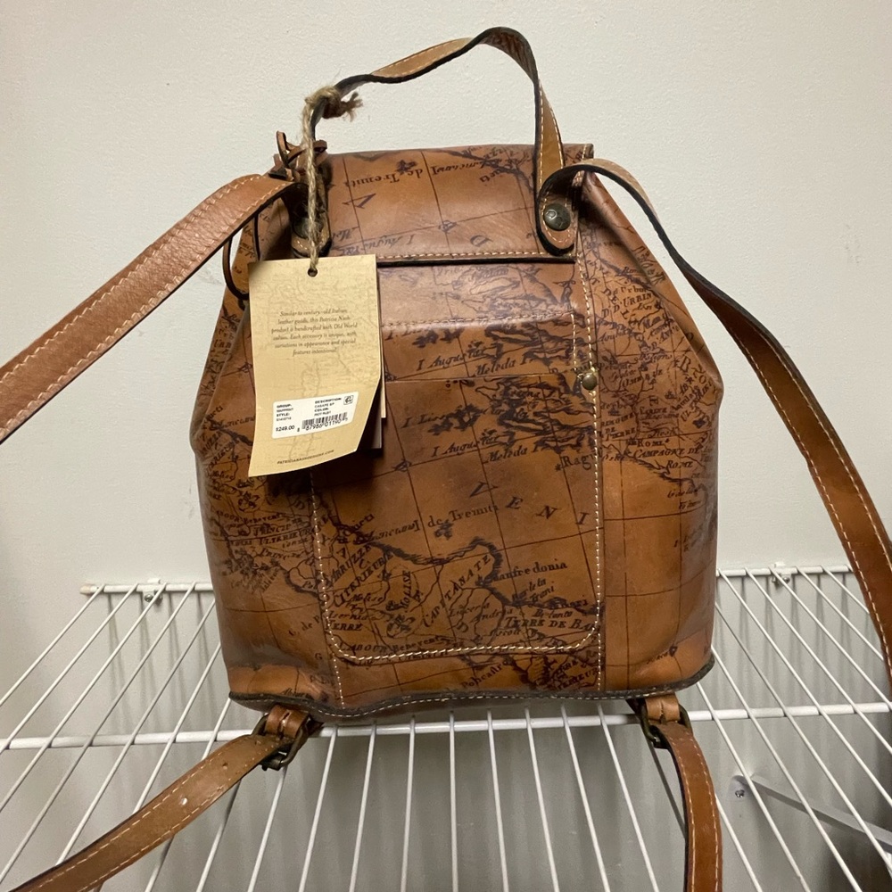 Patricia Nash Casape Map Backpack - Picture 2 of 2